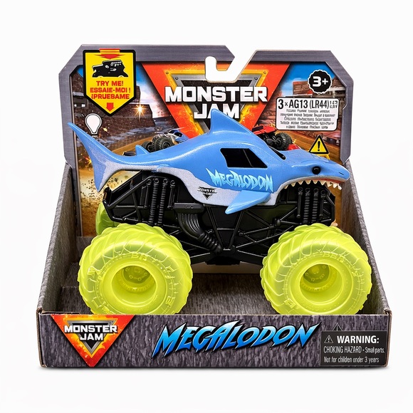 None Other - Megalodon Toy Truck - Blue and Yellow